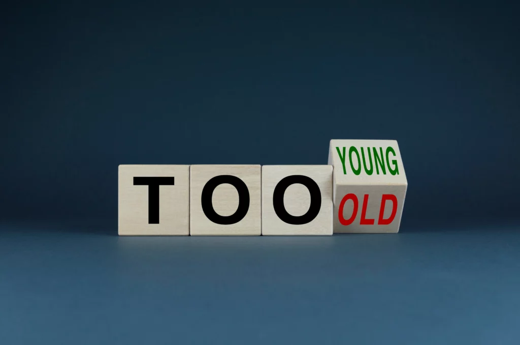 Cubes Form Words Too Young Or Too Old | Work Related Injury Lawyers in NYC | Gash & Associates, P.C.