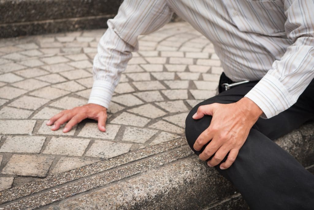 Man Falling Down On Street | Slip and Fall Accident Attorney in New York | Gash & Associates, P.C.