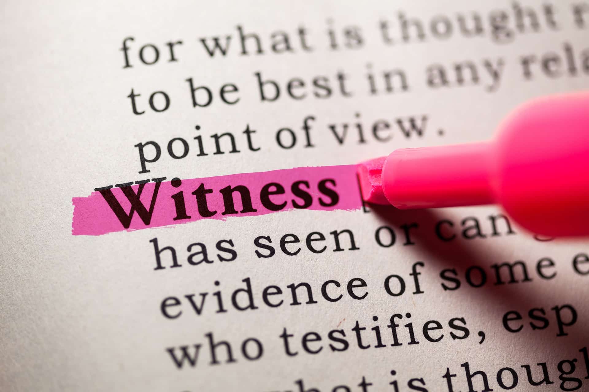 Witness Text Highlighted in Pink | Employment Discrimination Lawyers NYC | Gash & Associates, P.C.